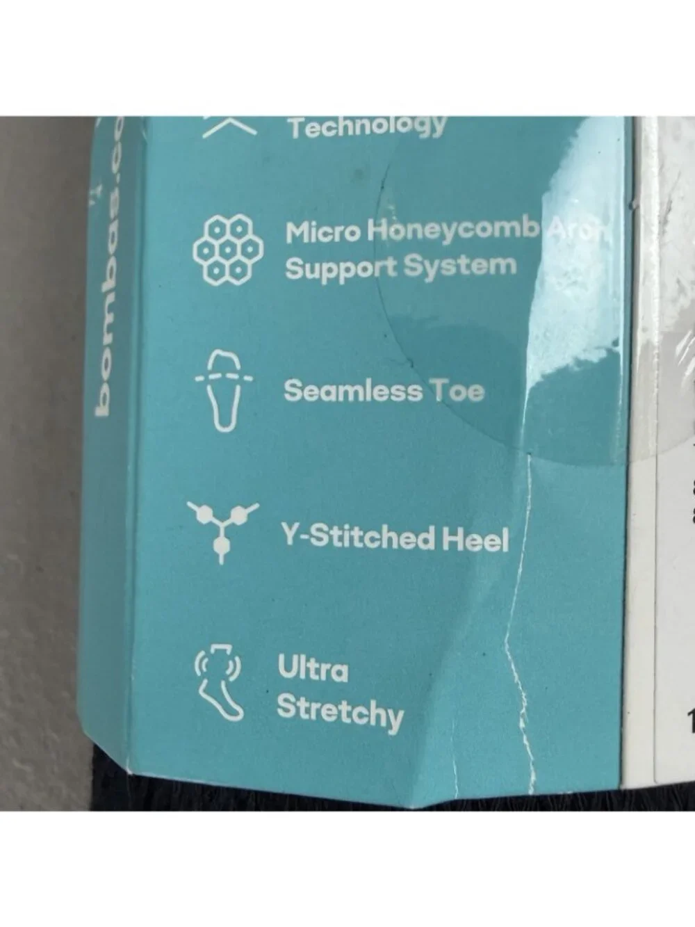 Bombas Midweight Calf Crew Socks Black Large Supima Cotton Unisex NWT